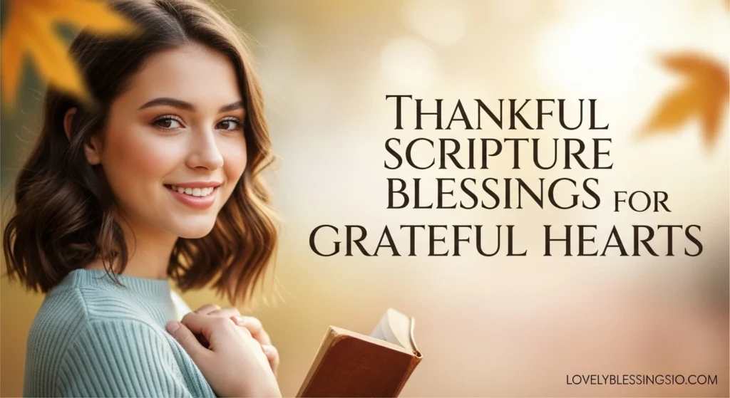 Thankful Scripture Blessings for Grateful Hearts
