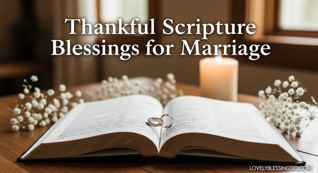 Thankful Scripture Blessings for Marriage