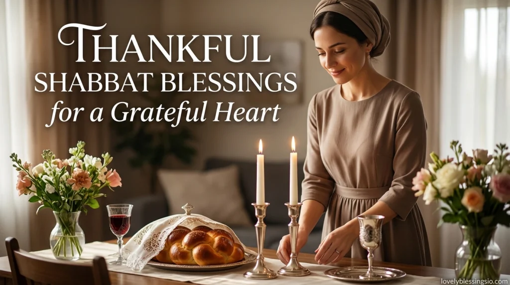 Thankful Shabbat Blessings for a Grateful Heart