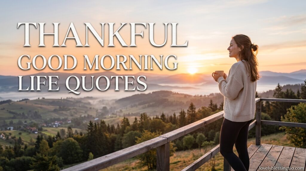 Thankful Good Morning Life Quotes