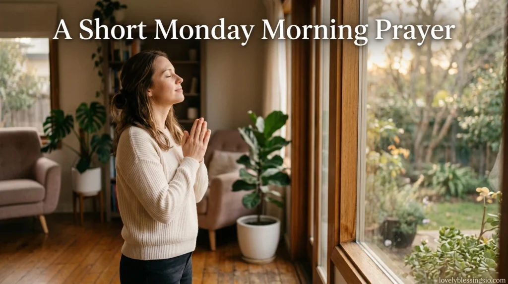 A Short Monday Morning Prayer