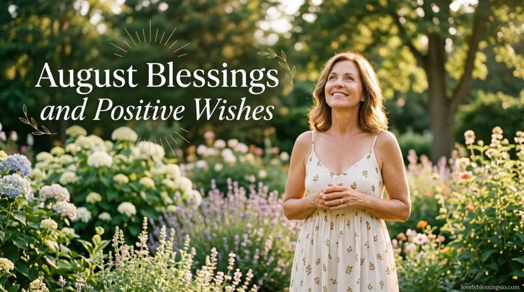 August Blessings and Positive Wishes