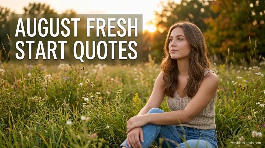 August Fresh Start Quotes