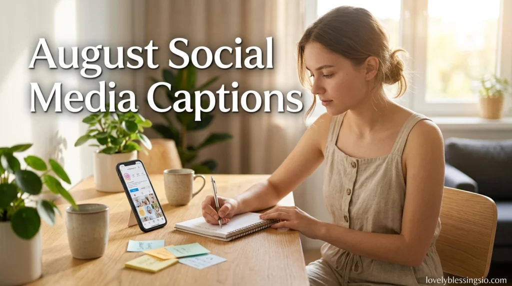 August Social Media Captions