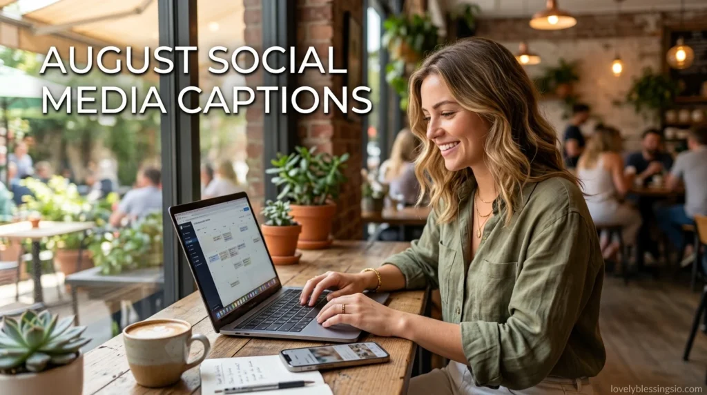 August Social Media Captions