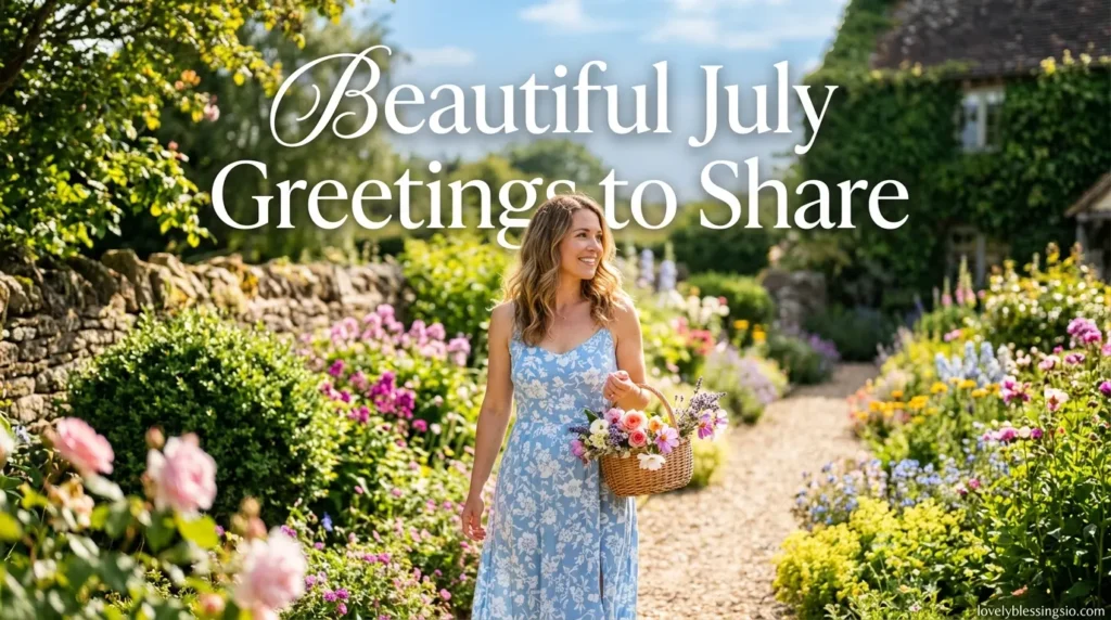 Beautiful July Greetings to Share
