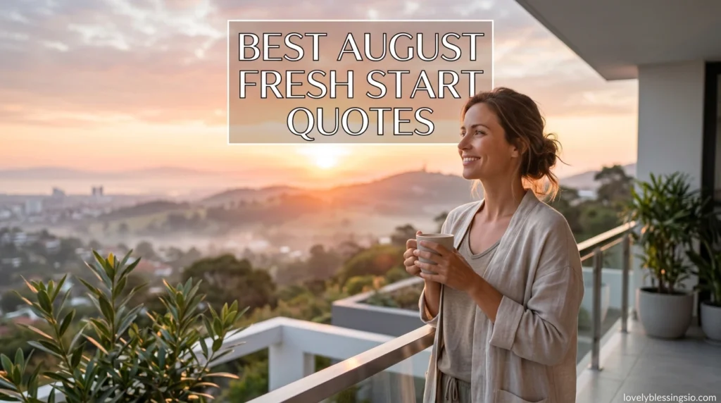 Best August Fresh Start Quotes