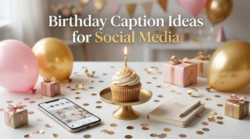 Birthday Caption Ideas for Social Media