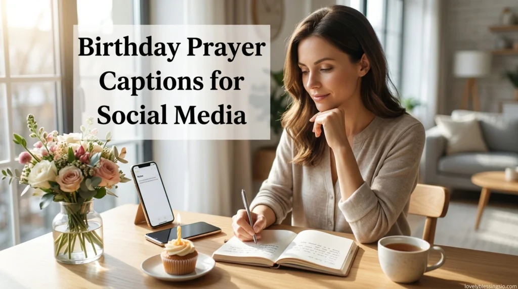 Birthday Prayer Captions for Social Media