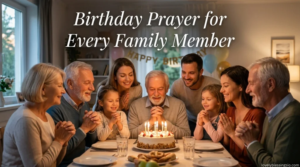 Birthday Prayer for Every Family Member