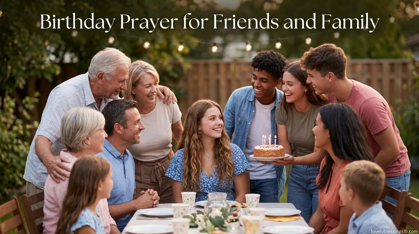 Birthday Prayer for Friends and Family