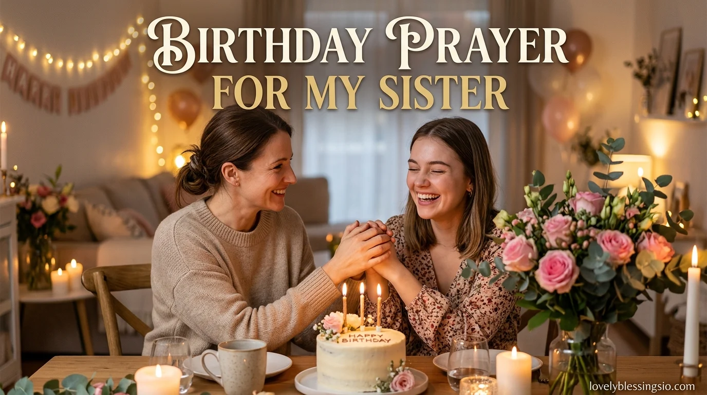 Birthday Prayer for My Sister