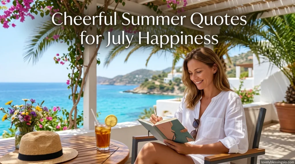 Cheerful Summer Quotes for July Happiness