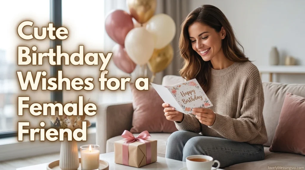Cute Birthday Wishes for a Female Friend
