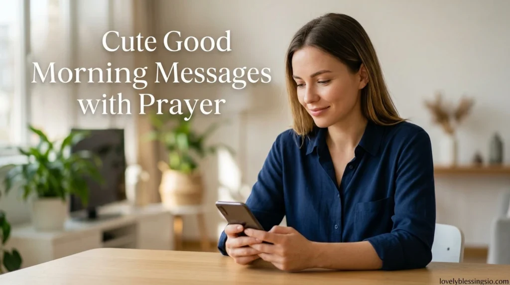 Cute Good Morning Messages with Prayer