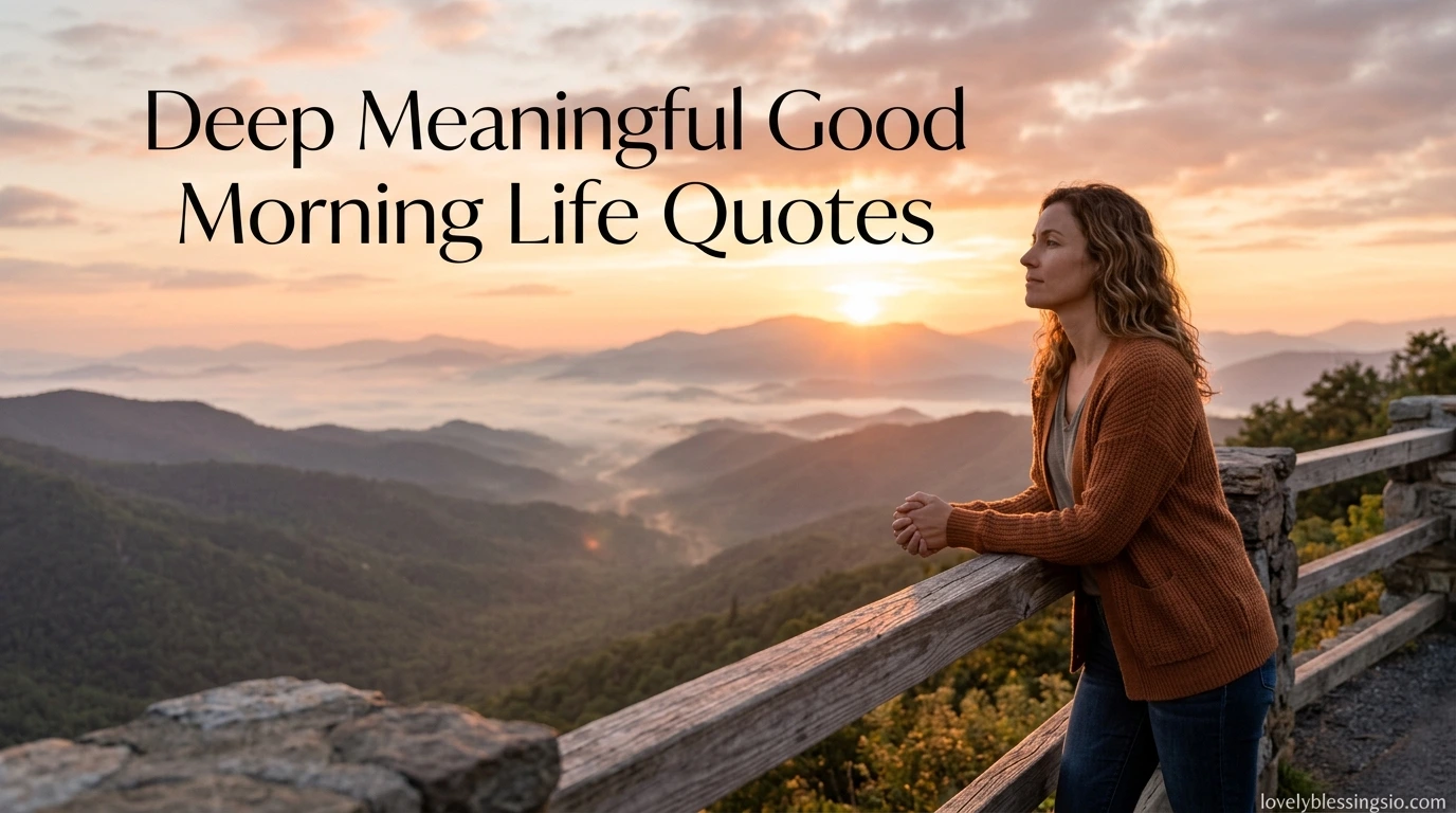 Deep Meaningful Good Morning Life Quotes