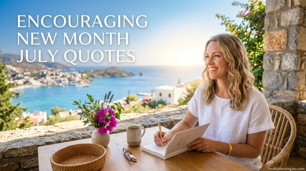 Encouraging New Month July Quotes