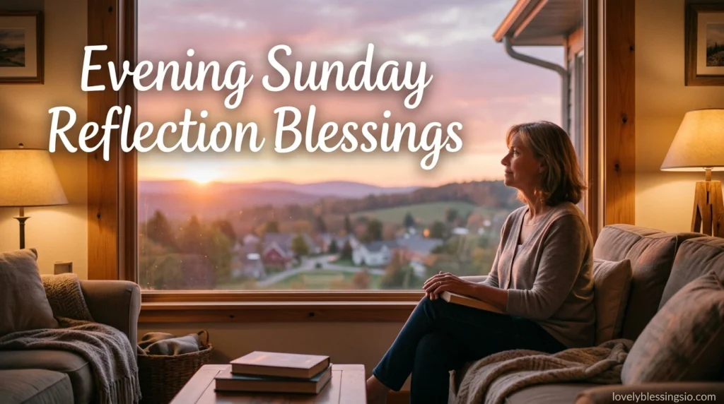 Evening Sunday Reflection Blessings