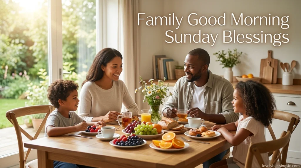 Family Good Morning Sunday Blessings