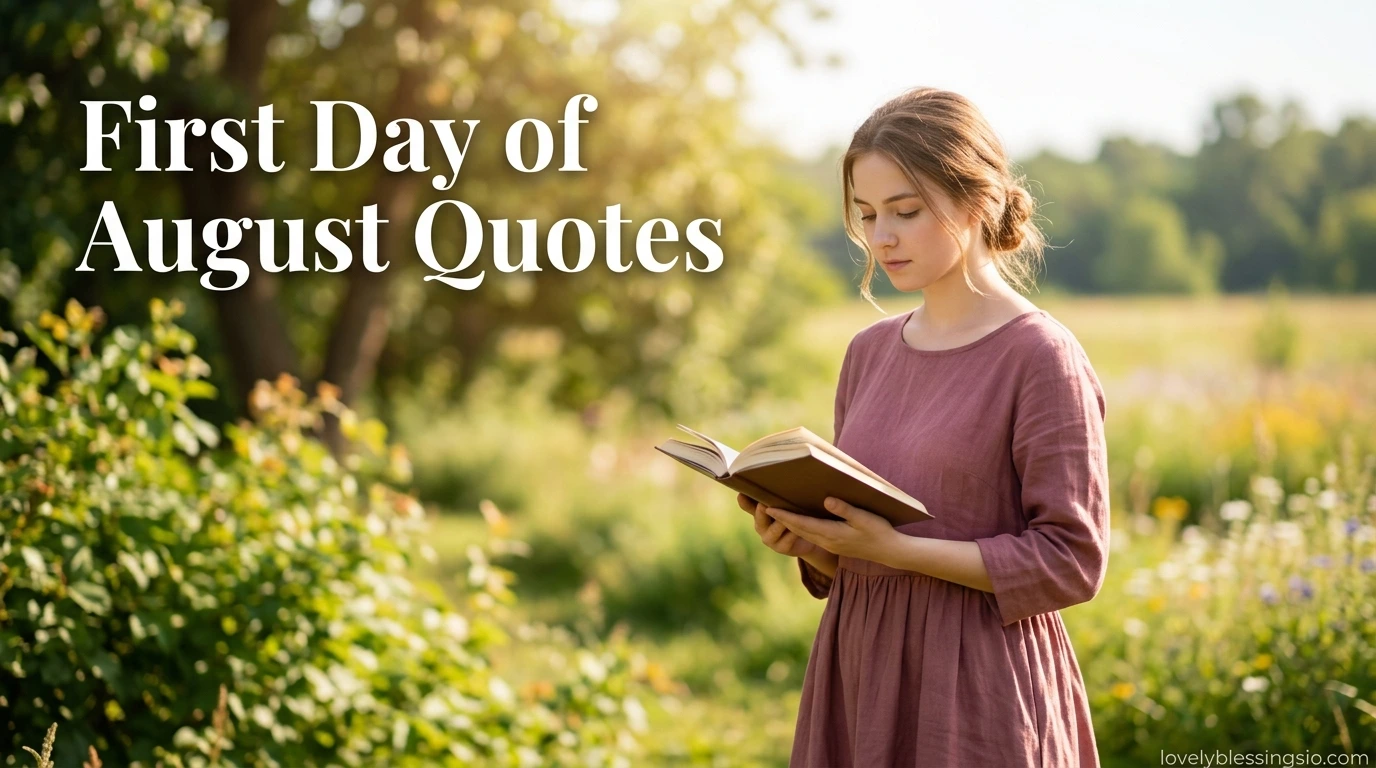 First Day of August Quotes: Discover inspiring wishes, fresh-start messages, and joyful words to brighten your month! Start today!