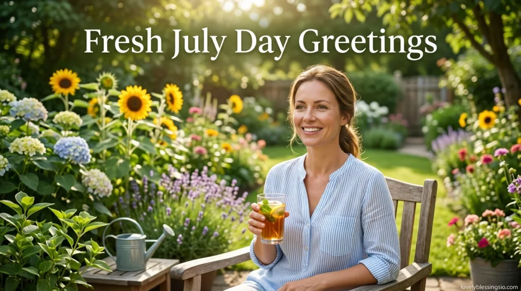 Fresh July Day Greetings