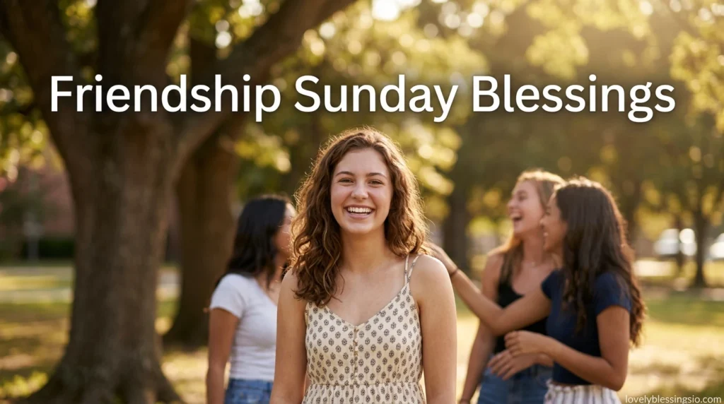 Friendship Sunday Blessings