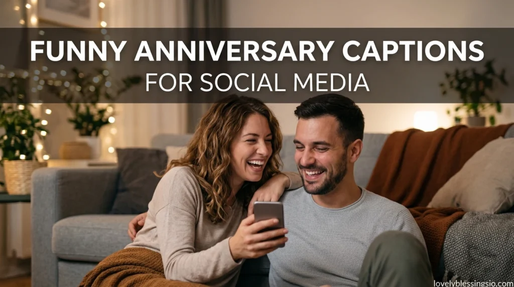 Funny Anniversary Captions for Social Media
