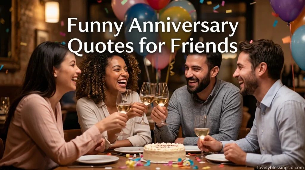 Funny Anniversary Quotes for Friends