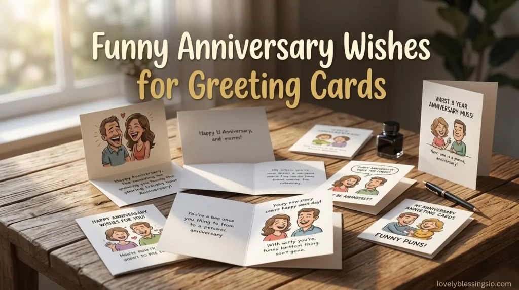 Funny Anniversary Wishes for Greeting Cards