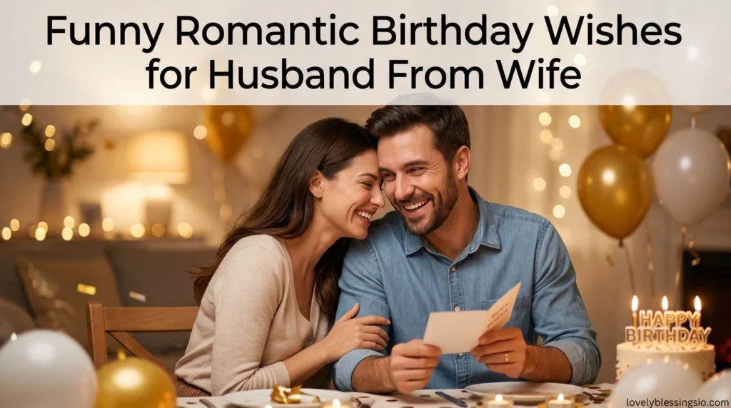 Funny Romantic Birthday Wishes for Husband From Wife