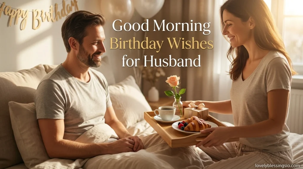 Good Morning Birthday Wishes for Husband