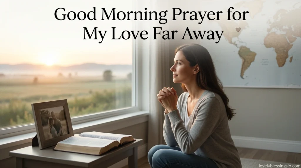 Good Morning Prayer for My Love Far Away