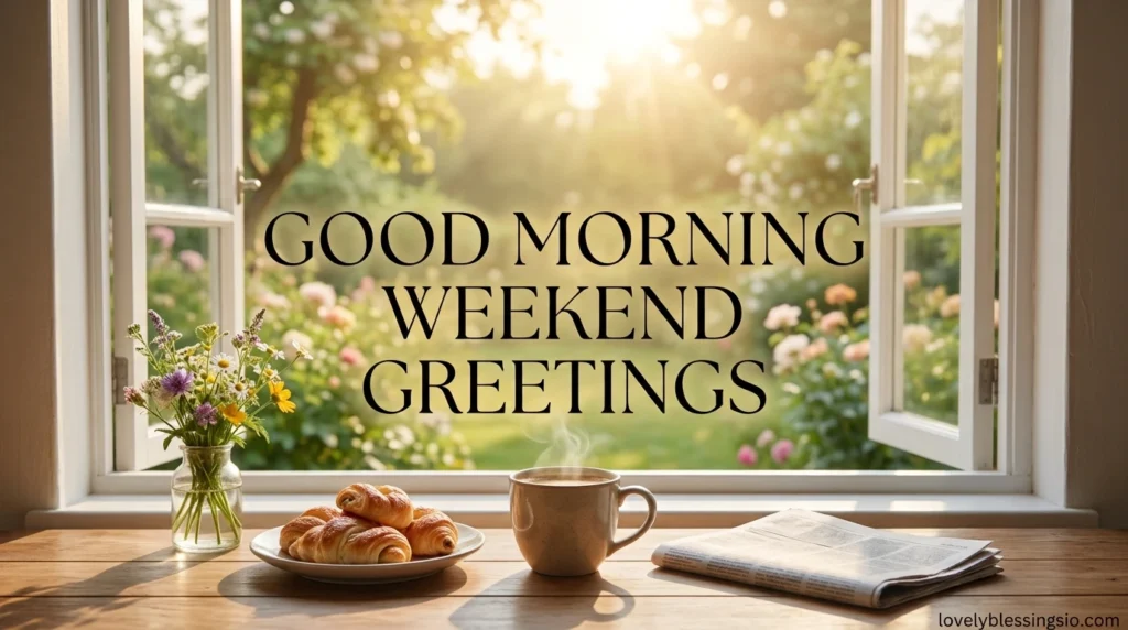 Good Morning Weekend Greetings