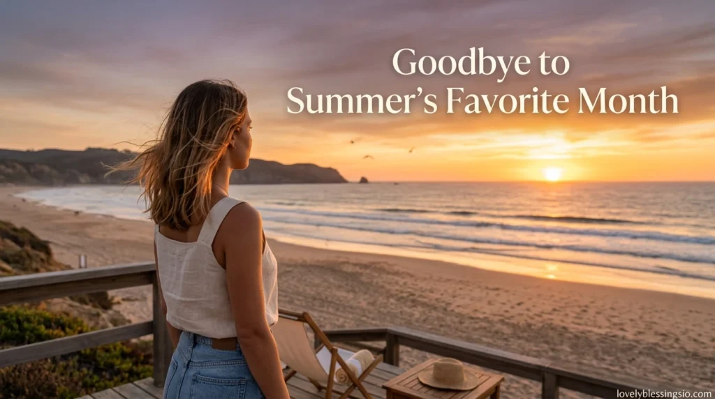 Goodbye to Summer's Favorite Month