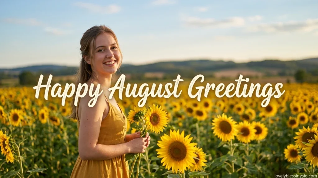 Happy August Greetings