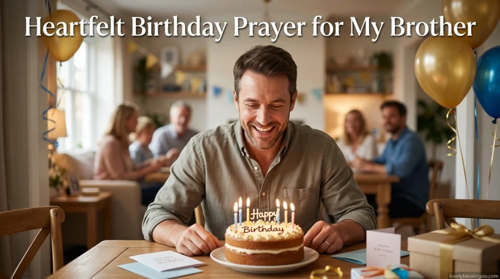 Heartfelt Birthday Prayer for My Brother