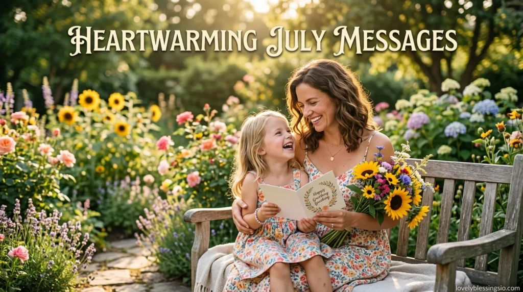 Heartwarming July Messages