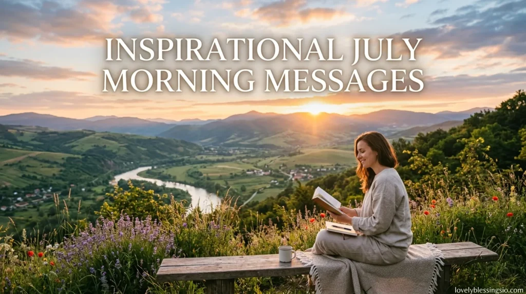 Inspirational July Morning Messages