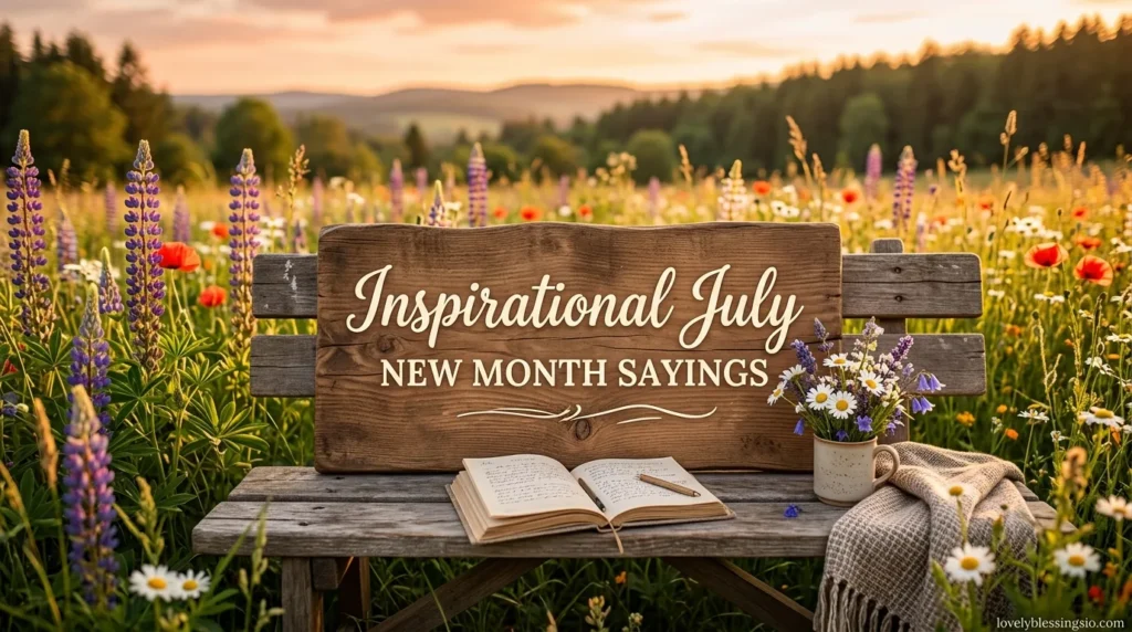 Inspirational July New Month Sayings