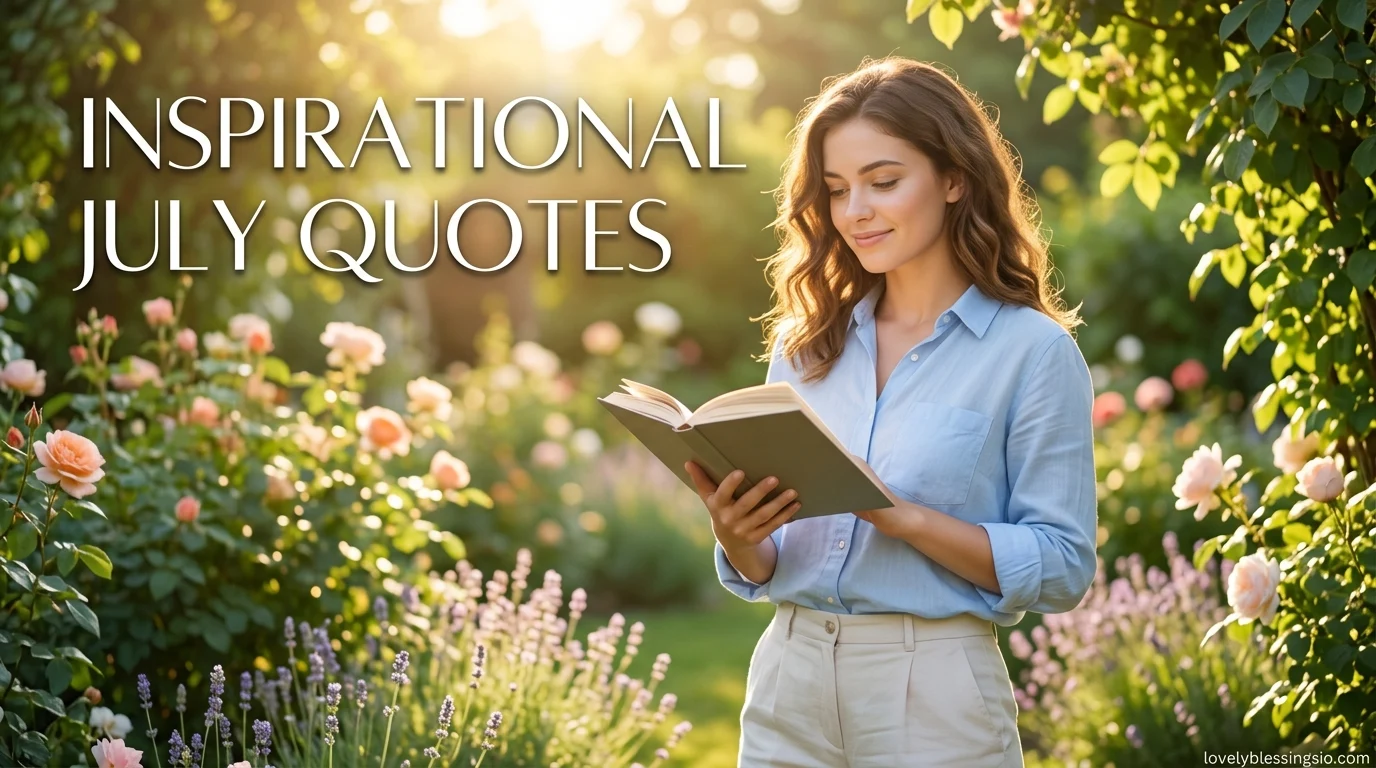 Inspirational July Quotes
