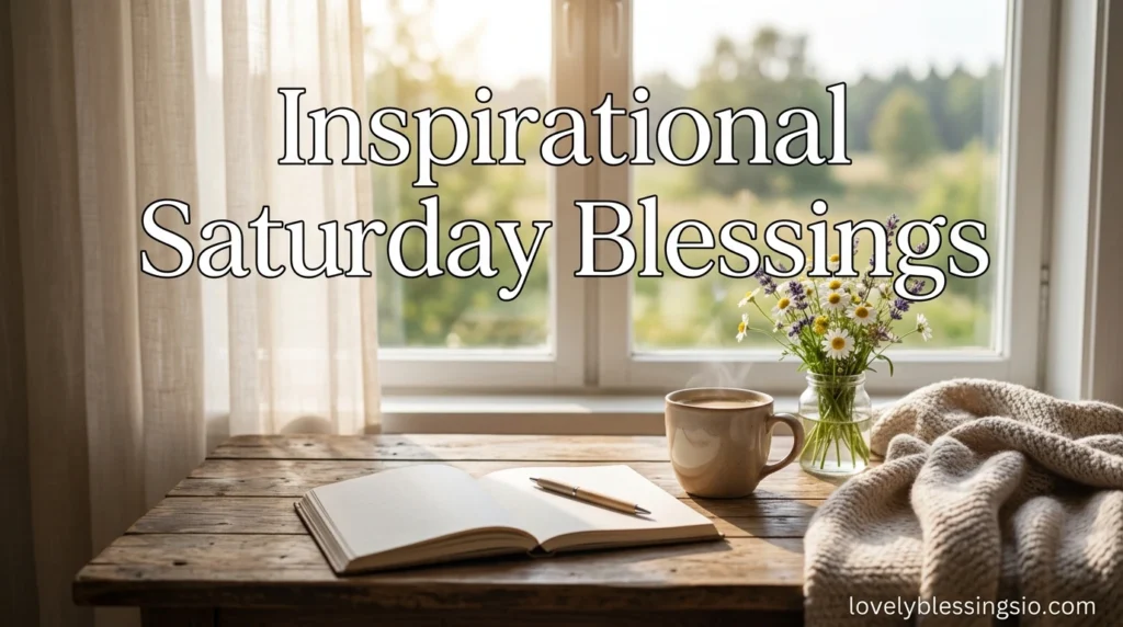 Inspirational Saturday Blessings