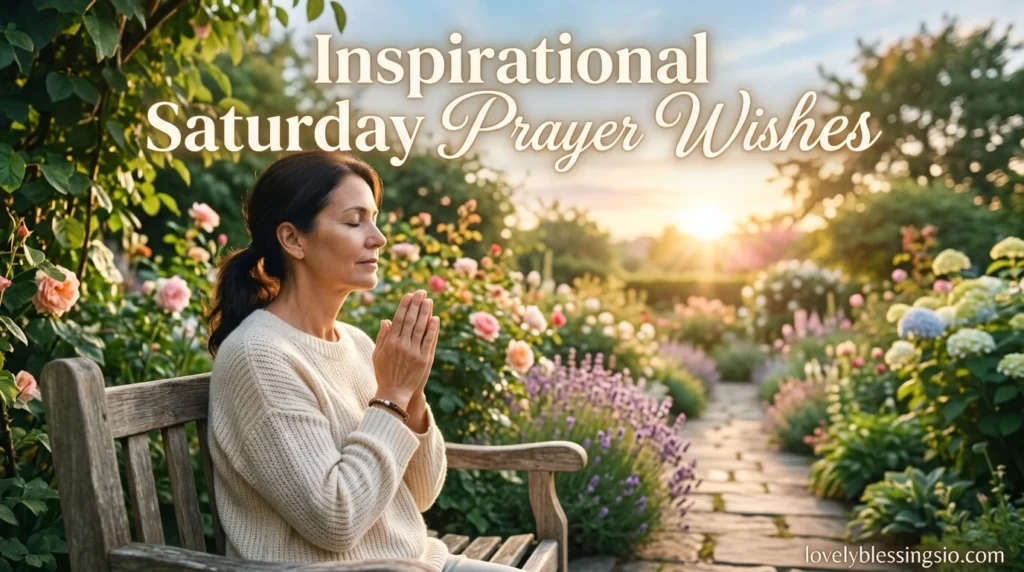 Inspirational Saturday Prayer Wishes