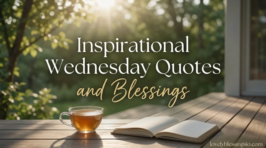 Inspirational Wednesday Quotes and Blessings
