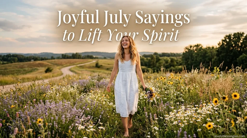 Joyful July Sayings to Lift Your Spirit