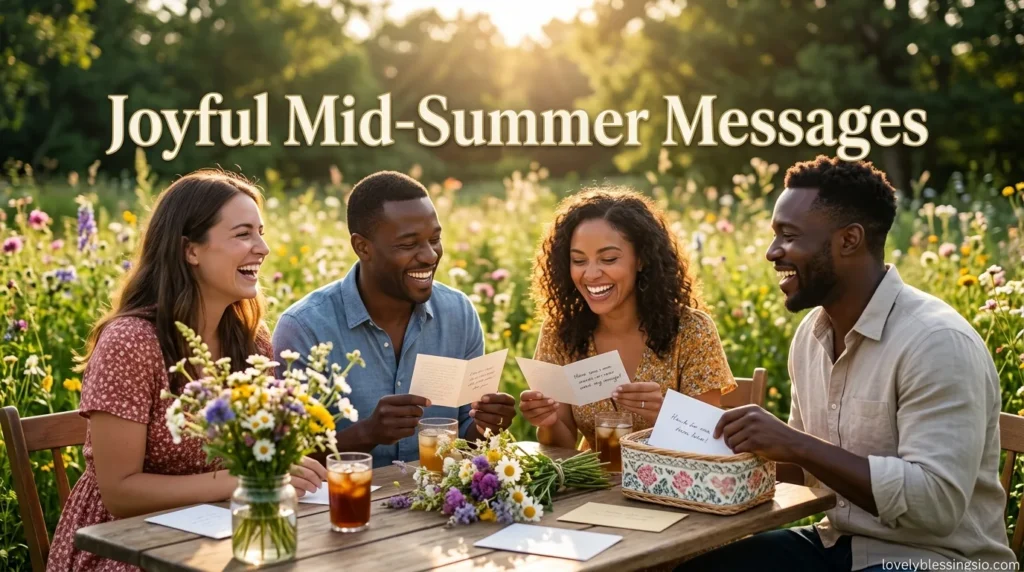 Joyful Mid-Summer Messages