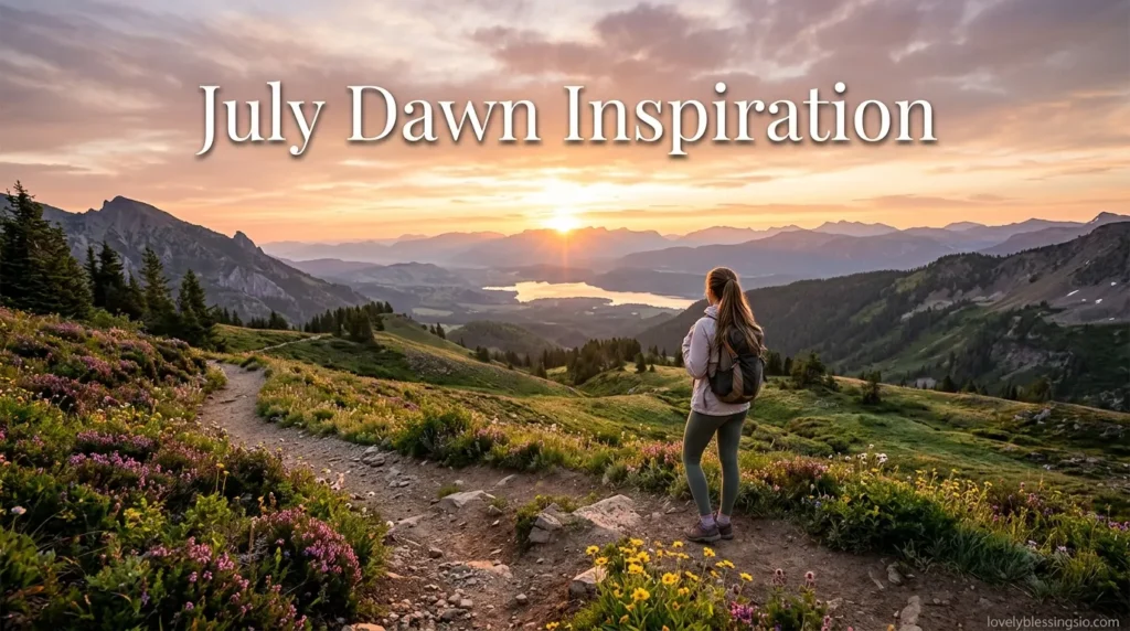 July Dawn Inspiration