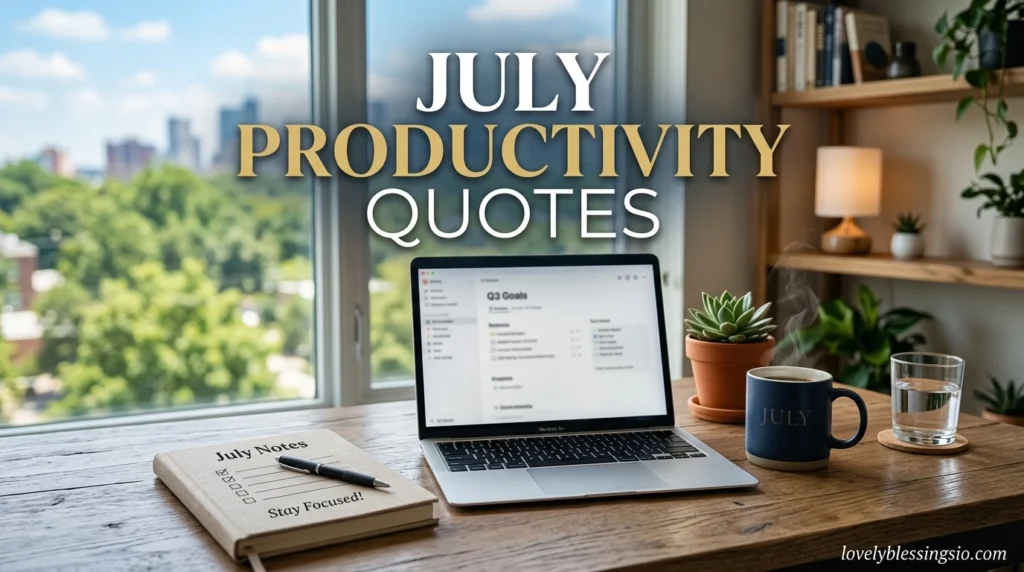 July Productivity Quotes