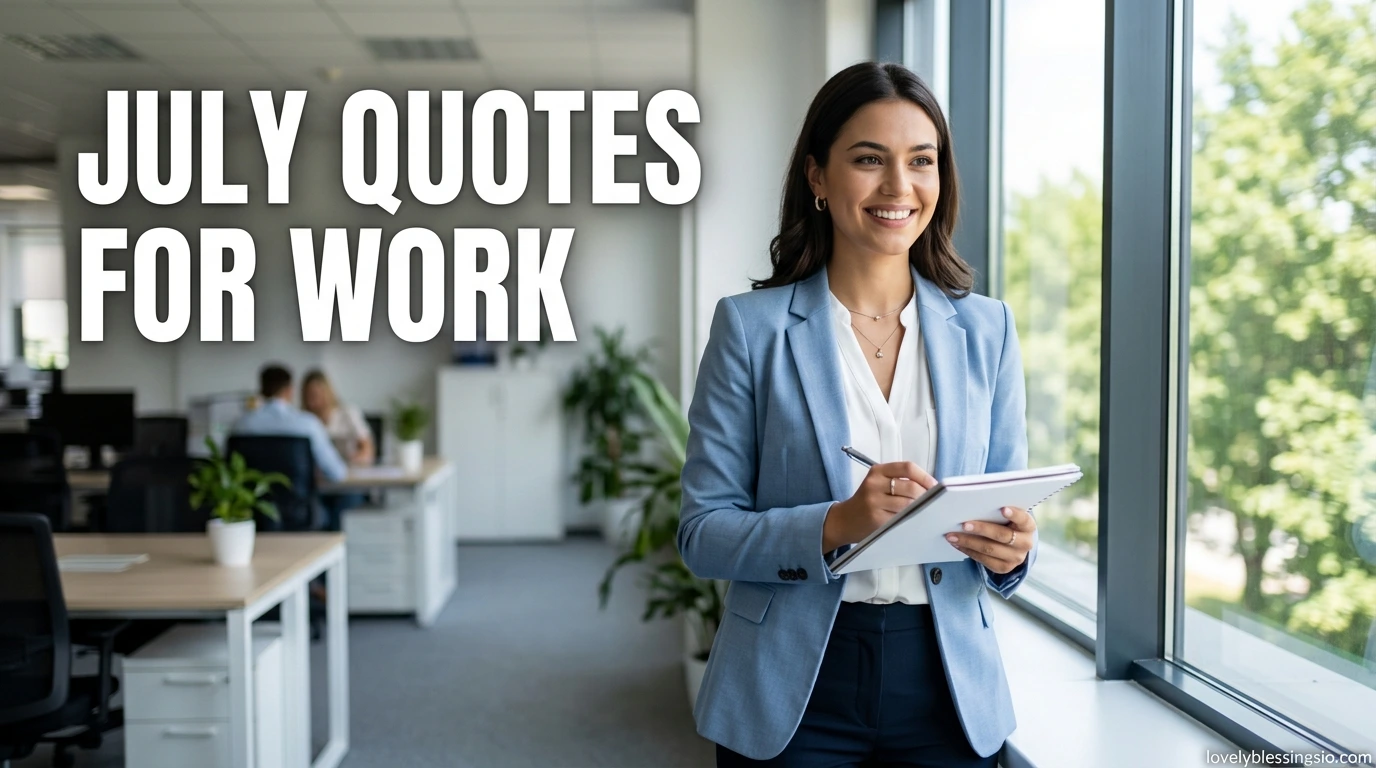 July Quotes For Work