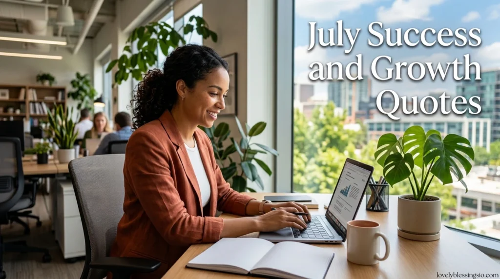 July Success and Growth Quotes