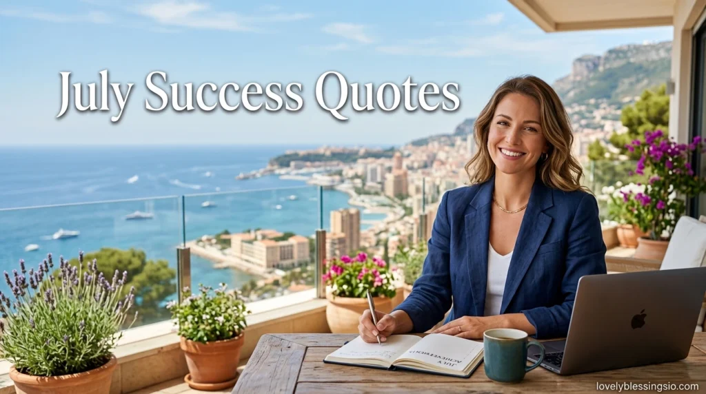 July Success Quotes